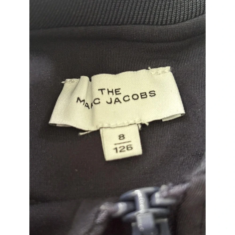 The‎ Marc Jacobs Jacket Girls 8 Navy Track Jacket Logo Tape Zip Bomber Sporty